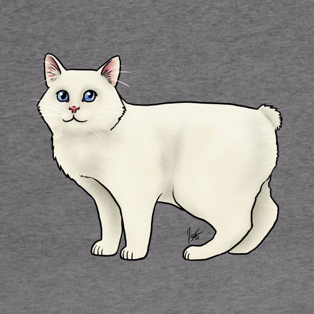 Custom - Manx Cat - White by Jen's Dogs Custom Gifts and Designs